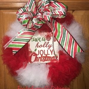 Have a Holly Jolly Christmas wreath
